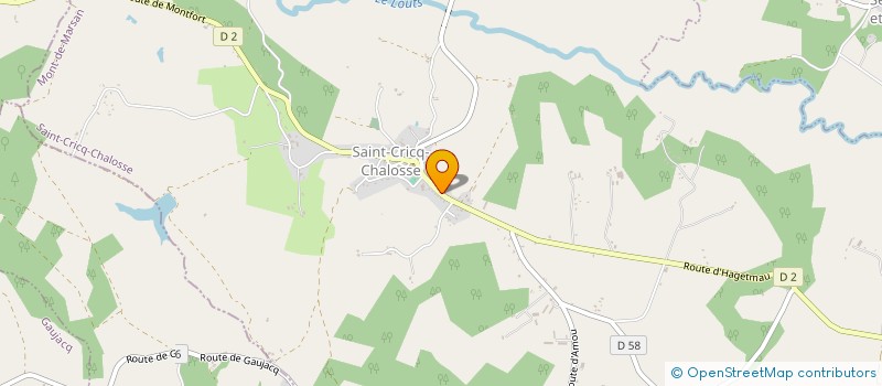 localisation de l'entreprise MADAME DANIELLE CAMBIER  SAINT-CRICQ-CHALOSSE