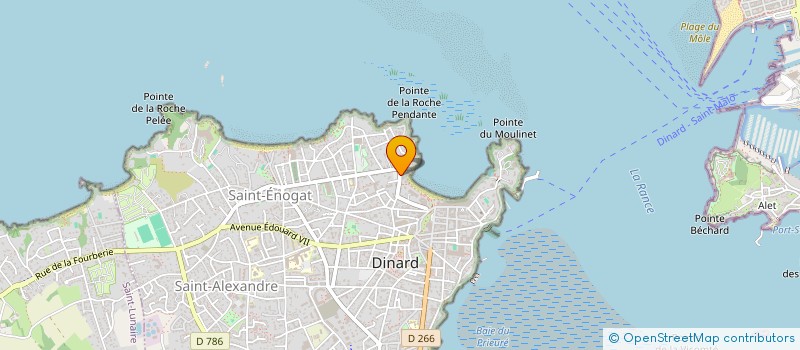 localisation de l'entreprise MADAME DANIELLE CAMPION  DINARD