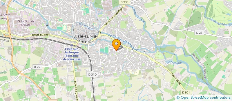 localisation de l'entreprise MADAME DANIELLE CAPIA  L'ISLE-SUR-LA-SORGUE