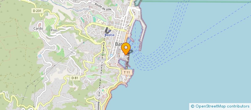 localisation de l'entreprise MADAME DANIELLE CAPPURI à BASTIA