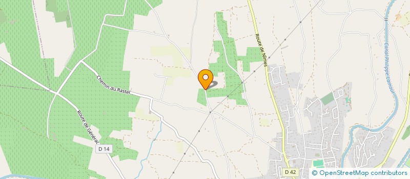 localisation de l'entreprise MADAME DANIELLE CARDONNET  SAINT-GILLES