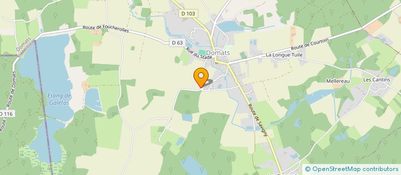 localisation de l'entreprise MADAME DANIELLE CAREGNATO  DOMATS