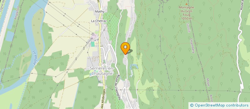 localisation de l'entreprise MADAME DANIELLE CARMONA à SERRIERES-EN-CHAUTAGNE