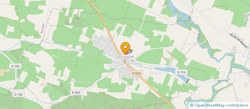 localisation de l'entreprise MADAME DANIELLE CARRIE  TOURREILLES