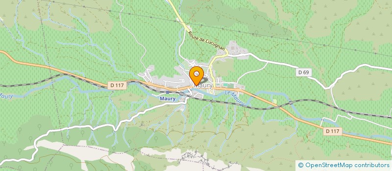 localisation de l'entreprise MADAME DANIELLE CASAGRANDE  MAURY