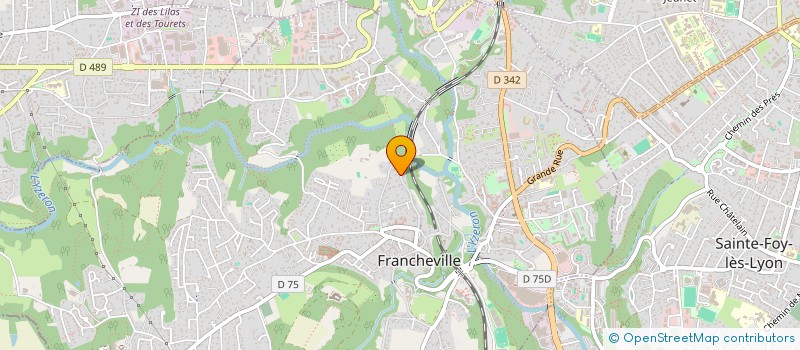 localisation de l'entreprise MADAME DANIELLE CASEMAJOR  FRANCHEVILLE