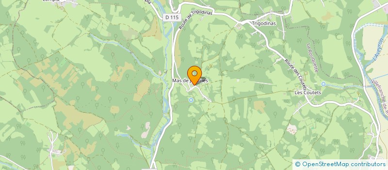 localisation de l'entreprise MADAME DANIELLE CASTES  LA ROUQUETTE