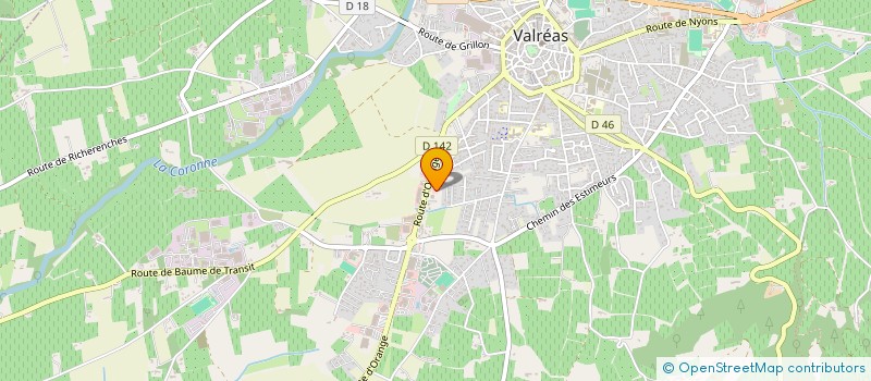localisation de l'entreprise MADAME DANIELLE CHABLE à VALREAS
