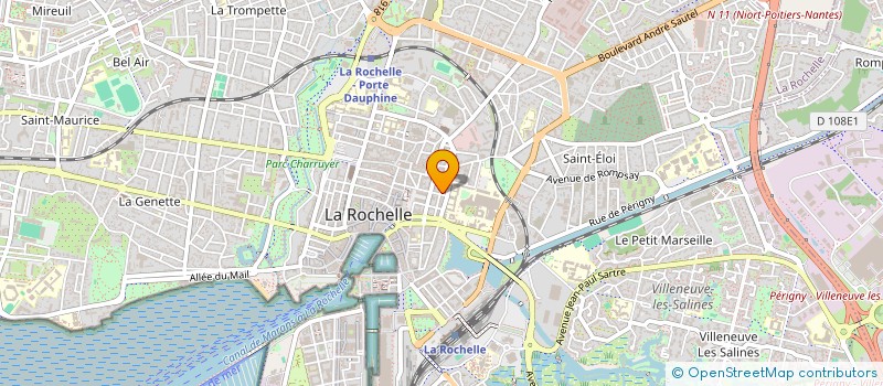 localisation de l'entreprise MADAME DANIELLE CHAILLE  LA ROCHELLE