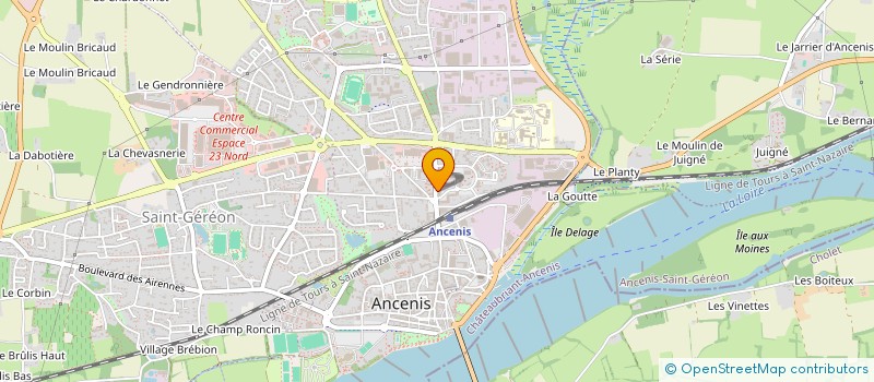 localisation de l'entreprise MADAME DANIELLE CHAPLEAU  ANCENIS-SAINT-GEREON