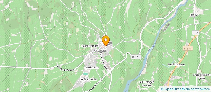 localisation de l'entreprise MADAME DANIELLE CHARAVIN  RASTEAU