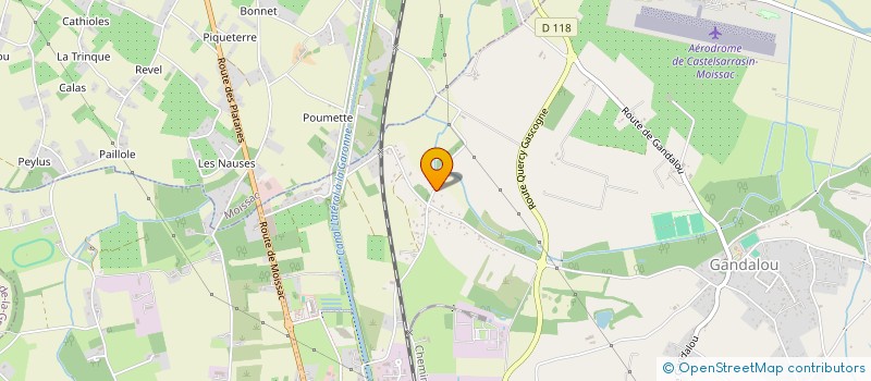 localisation de l'entreprise MADAME DANIELLE CHARDELIN à CASTELSARRASIN