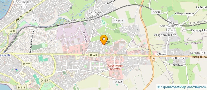 localisation de l'entreprise MADAME DANIELLE CHARLES  YQUELON