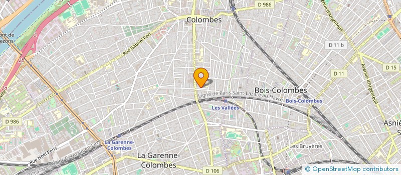localisation de l'entreprise MADAME DANIELLE CHARRIER à COLOMBES