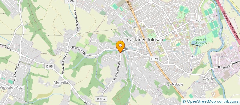 localisation de l'entreprise MADAME DANIELLE CHAUMAR à CASTANET-TOLOSAN