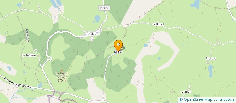 localisation de l'entreprise MADAME DANIELLE CHMYLKO  SAINT-MARTINIEN