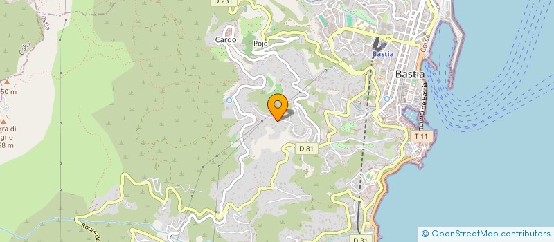 localisation de l'entreprise MADAME DANIELLE COLAS LEFUR à BASTIA