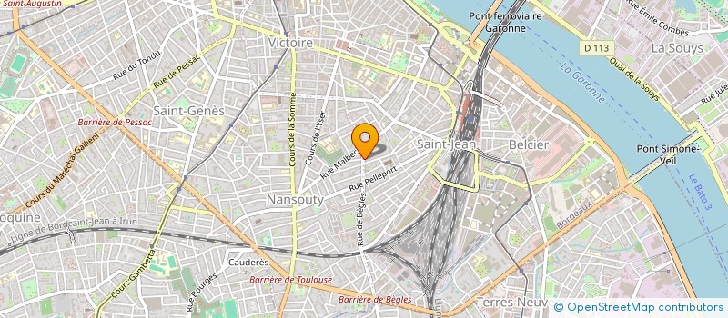 localisation de l'entreprise MADAME DANIELLE COLOMINE  BORDEAUX