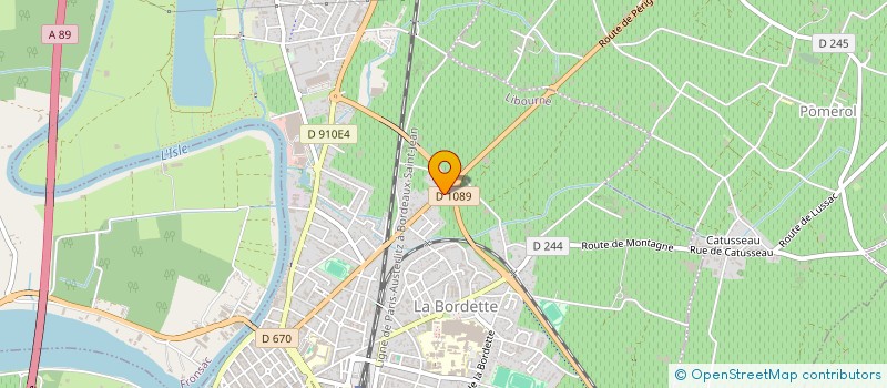 localisation de l'entreprise MADAME DANIELLE COMBEZOUX à LIBOURNE