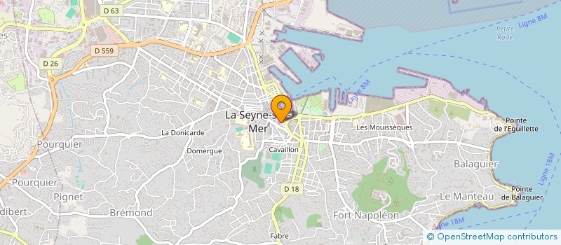 localisation de l'entreprise MADAME DANIELLE CONSTANTIN  LA SEYNE-SUR-MER