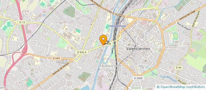 localisation de l'entreprise MADAME DANIELLE COQUET à VALENCIENNES