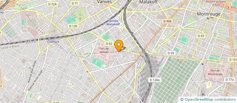 localisation de l'entreprise MADAME DANIELLE CORDENOZ  MALAKOFF