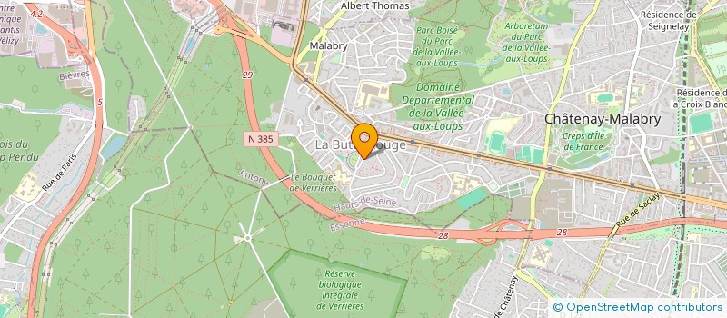 localisation de l'entreprise MADAME DANIELLE CORSI  CHATENAY-MALABRY