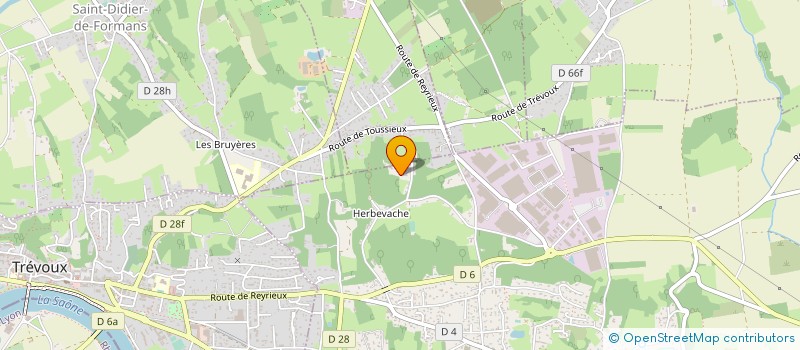 localisation de l'entreprise MADAME DANIELLE CORVEE à REYRIEUX