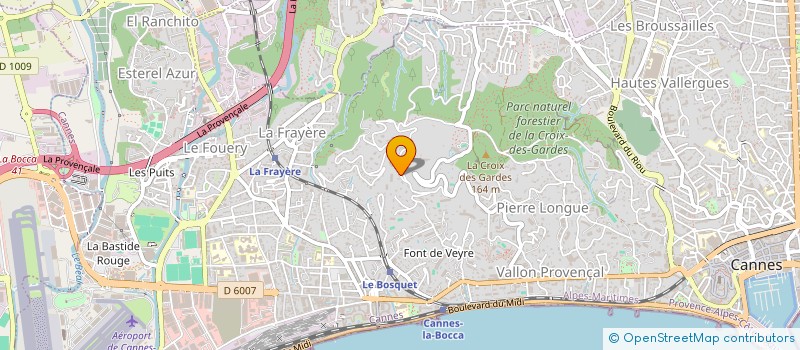localisation de l'entreprise MADAME DANIELLE CORVELLEC à CANNES