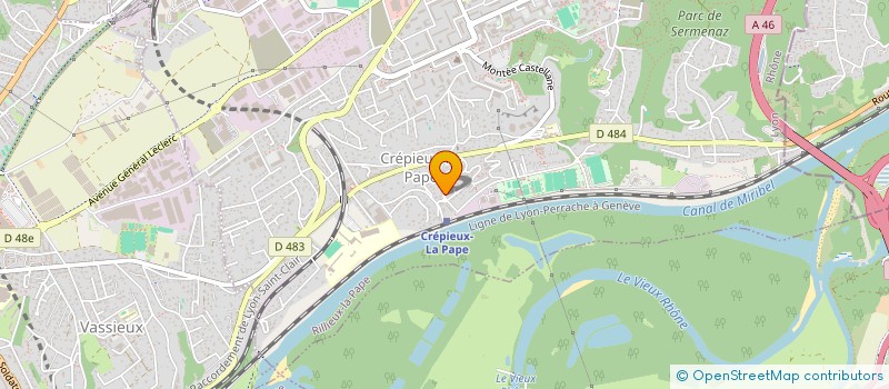 localisation de l'entreprise MADAME DANIELLE COURBIERE  RILLIEUX-LA-PAPE