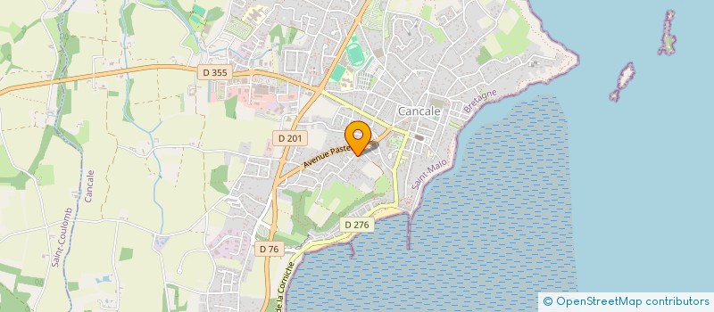 localisation de l'entreprise MADAME DANIELLE COURTOIS  CANCALE