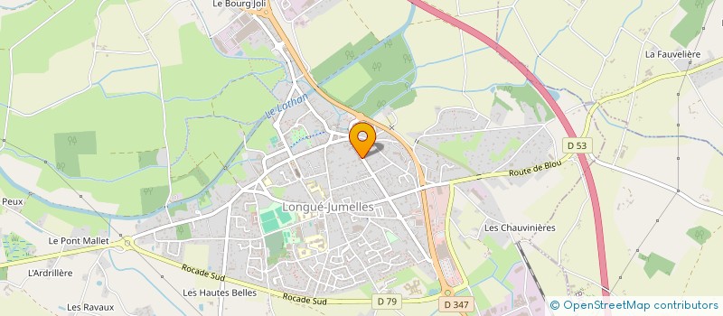 localisation de l'entreprise MADAME DANIELLE COUSIN  BEAUFORT-EN-ANJOU