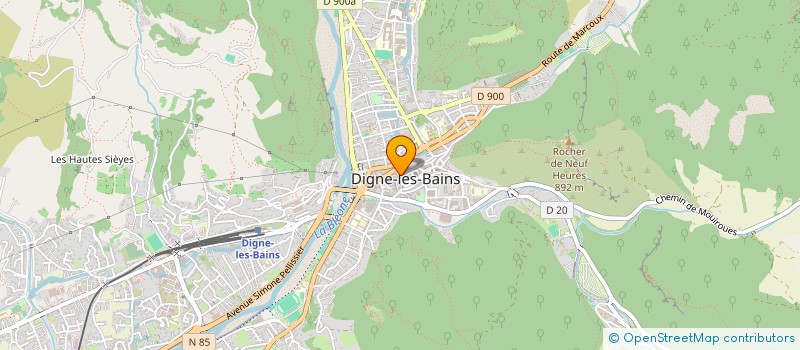 localisation de l'entreprise MADAME DANIELLE CREST à DIGNE-LES-BAINS