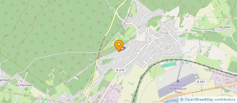 localisation de l'entreprise MADAME DANIELLE CRETIN  THISE