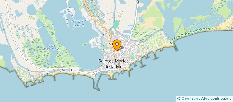 localisation de l'entreprise MADAME DANIELLE CRISTIANINI  SAINTES-MARIES-DE-LA-MER