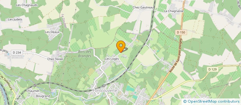 localisation de l'entreprise MADAME DANIELLE CROUZET  FONTCOUVERTE