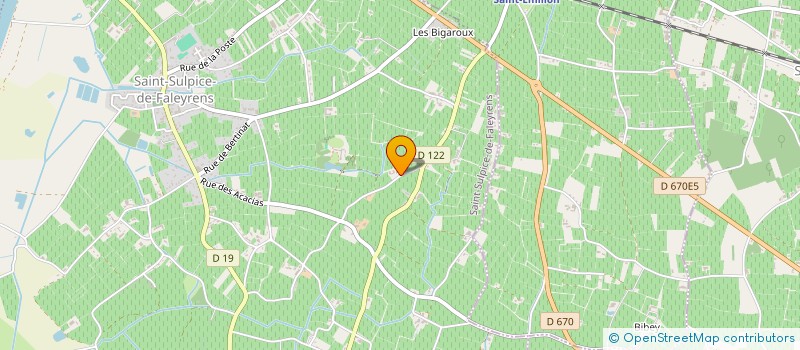 localisation de l'entreprise MADAME DANIELLE CUGERONE  SAINT-SULPICE-DE-FALEYRENS