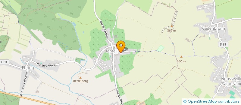 localisation de l'entreprise MADAME DANIELLE CURTI  TENTELING