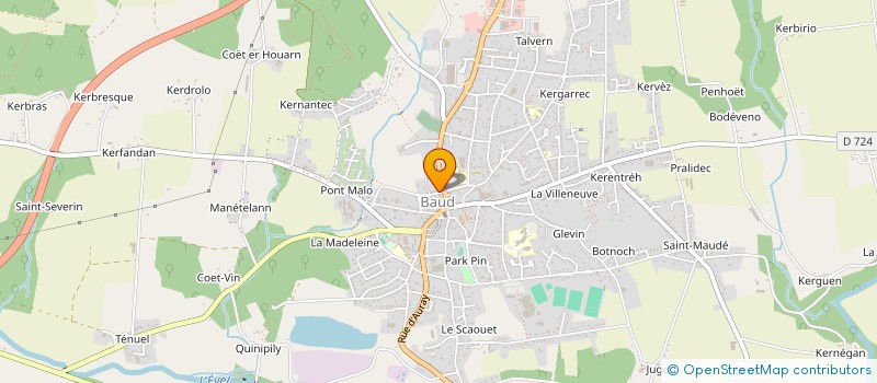 localisation de l'entreprise MADAME DANIELLE DABET  BAUD