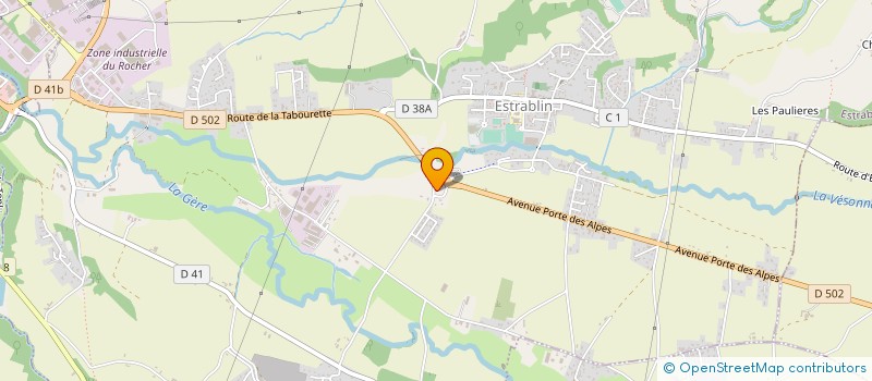 localisation de l'entreprise MADAME DANIELLE DARNAUD  ESTRABLIN