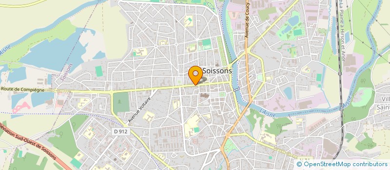 localisation de l'entreprise MADAME DANIELLE DEJOYE à SOISSONS