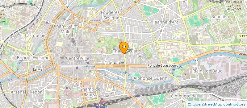 localisation de l'entreprise MADAME DANIELLE DELBOY à RENNES
