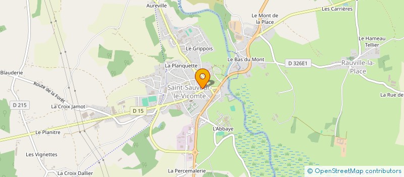 localisation de l'entreprise MADAME DANIELLE DELELIS à SAINT-SAUVEUR-LE-VICOMTE
