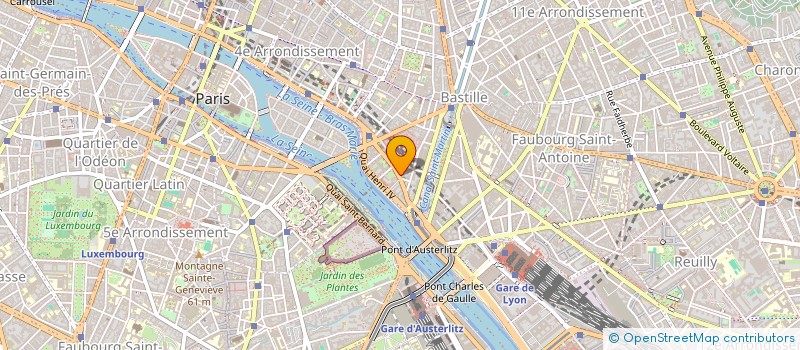 localisation de l'entreprise MADAME DANIELLE DELRUE à PARIS