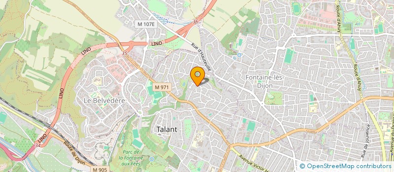 localisation de l'entreprise MADAME DANIELLE DEMANGE  TALANT