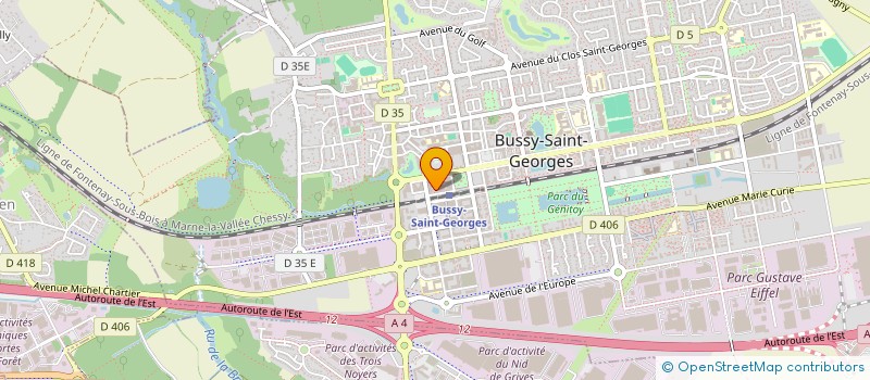 localisation de l'entreprise MADAME DANIELLE DERIC  BUSSY-SAINT-GEORGES