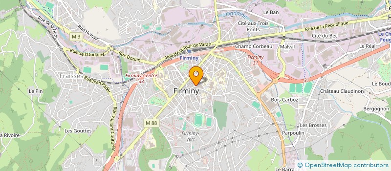 localisation de l'entreprise MADAME DANIELLE DESOLME  FIRMINY