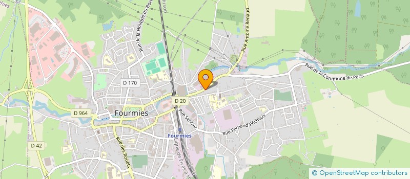 localisation de l'entreprise MADAME DANIELLE DOBBELSTEIM  FOURMIES