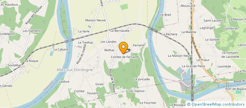 localisation de l'entreprise MADAME DANIELLE DORY à ALLES-SUR-DORDOGNE
