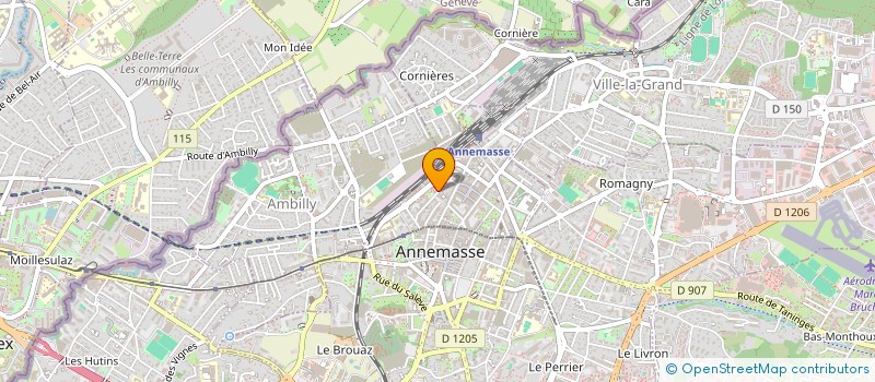 localisation de l'entreprise MADAME DANIELLE DREVON à ANNEMASSE
